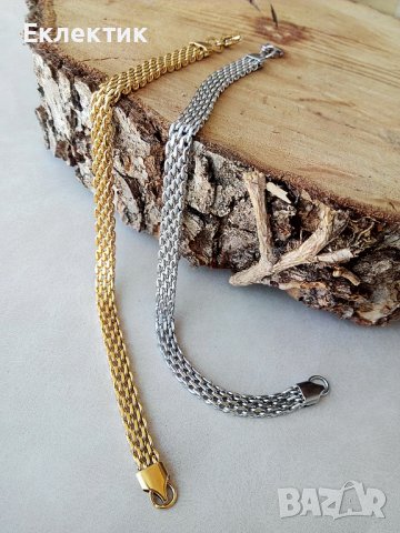 Унисекс гривни от стомана, снимка 7 - Гривни - 37306238