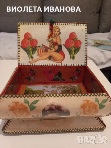 старинна кутия за бижута., снимка 3 - Колекции - 52266636