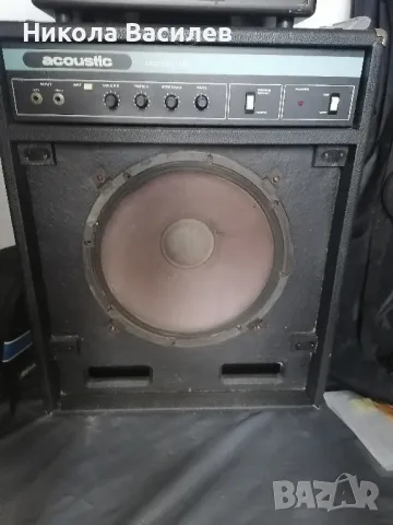 Vintage bass комбо Acoustic 118 продавам и под наем , снимка 5 - Китари - 38750515