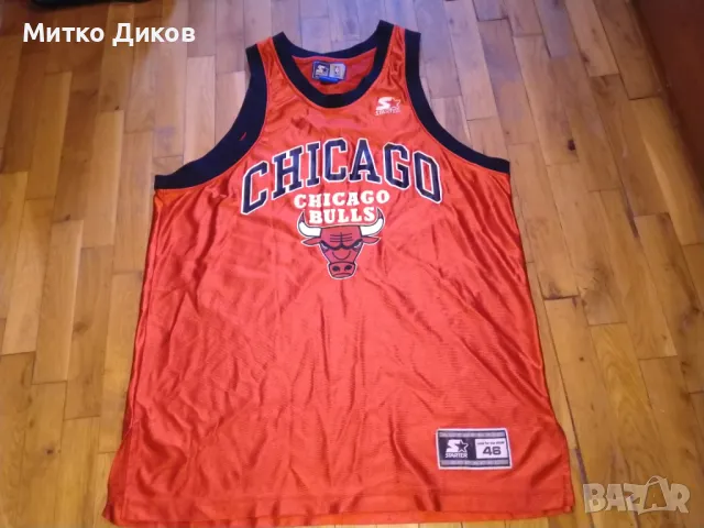Чикаго Булс маркова баскетболна тениска Стартер размер М, снимка 2 - Баскетбол - 49351304