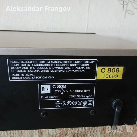 касетъчен дек DUAL C 808, снимка 5 - Декове - 53042599