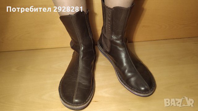 Дамски боти от естествена кожа, снимка 3 - Дамски боти - 31273893