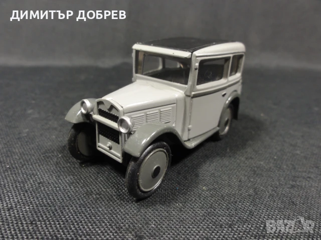 1/43 МЕТАЛНА КОЛИЧКА МАЩАБЕН МОДЕЛ BMW DIXI SCHUCO, снимка 1