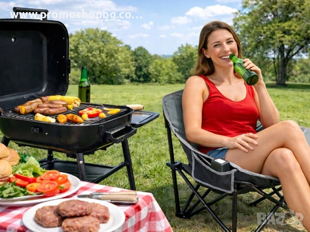 Сгъваем туристически стол, снимка 4 - Градински мебели, декорация  - 53962319