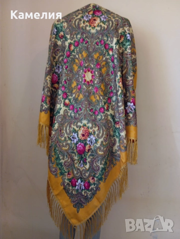 Руски шал, снимка 2 - Шалове - 52140667