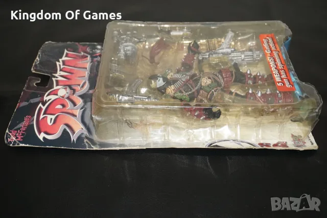 Рядка Фигура 1998 McFarlane Spawn IV Unmasked Series 12 Action Figure With 5 Weapons NEW SEALED, снимка 8 - Колекции - 56241982