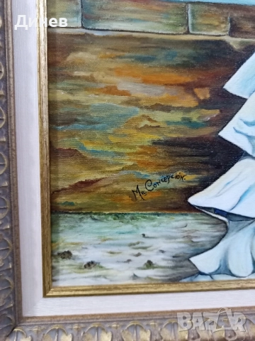 Картина маслени бои върху платно Ma Consepcion., снимка 9 - Картини - 51695115