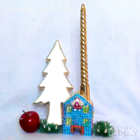 Декоративен свещник ръчна изработка , снимка 2 - Декорация за дома - 48425299