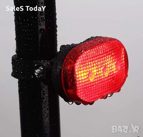 Заден стоп за велосипед, задна LED светлина за колело, червен