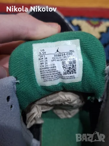 Jordan 3 Retro Pine Green, снимка 7 - Маратонки - 49453805
