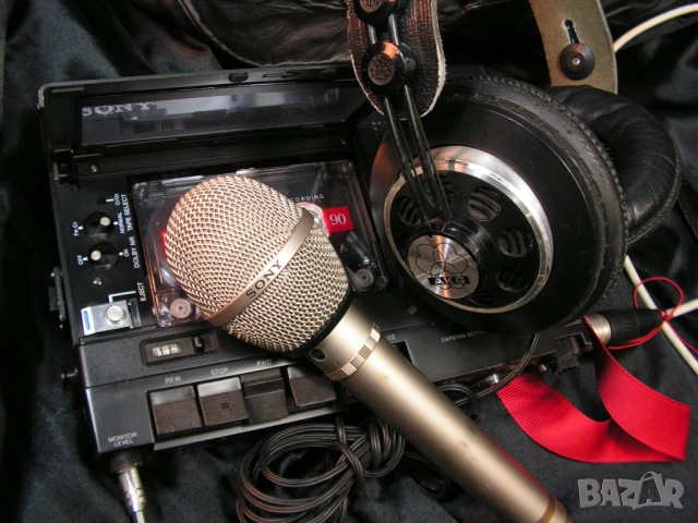Кондензаторен – електретен микрофон Sony ECM-23F,  Винтидж, снимка 16 - Микрофони - 52731352