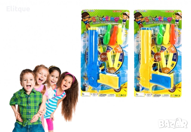 Пистолет с меки стрели и мишени, снимка 5 - Други - 52745162