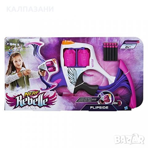 Лък с автоматично зареждане Hasbro Nerf Rebelle +10 стрели в комплекта B7455, снимка 4 - Други - 38000328