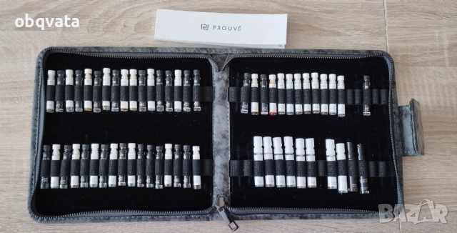 Ароматен стартов пакет PROUVE с парфюмни мостри + Блотер за тестване на аромати 