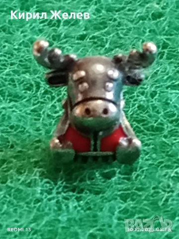 Сребърен талисман ПАНДОРА Канадски лос с кленов лист 50890