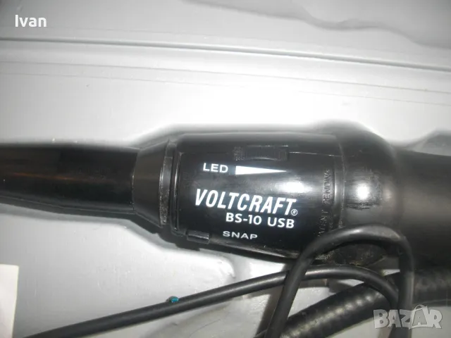 НОВ НЕМСКИ ЕНДОСКОП ИНСПЕКЦИОНЕН ЕНДОСКОПСКА КАМЕРА С USB ПЪЛЕН КОМПЛЕКТ VOLTCRAFT BS-10USB, снимка 5 - Други инструменти - 48482953