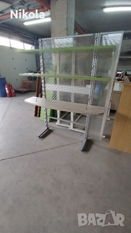 Етажерка алуминиева  едностранна преграда / параван  150/182см, снимка 6 - Паравани - 42746175