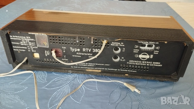 Ресийвър Grundig RTV 380, снимка 3 - Ресийвъри, усилватели, смесителни пултове - 54158784