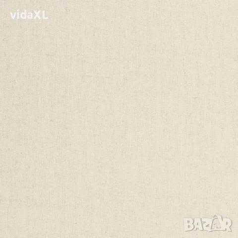 vidaXL 3-местен диван Бежово 220 cm Ленена смесена тъкан, снимка 8 - Дивани и мека мебел - 56147489