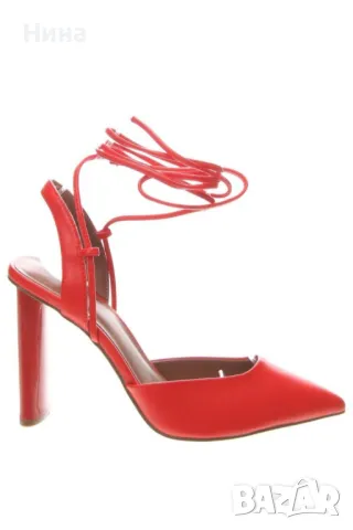Уникални Call it spring обувки на ток, в червено, снимка 5 - Дамски обувки на ток - 48352124