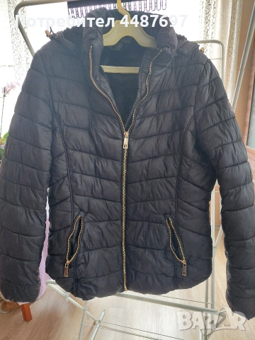 Дамско зимно яке с качулка