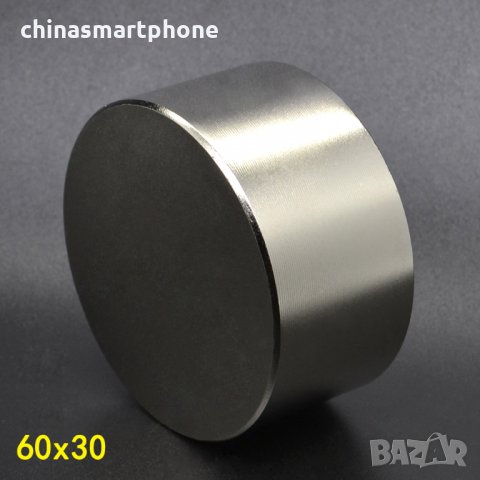 60x30mm МАГНИТ-240кг. неодимов N52, Neodymium magnet NdFeB magnit, снимка 5 - Други стоки за дома - 30044471