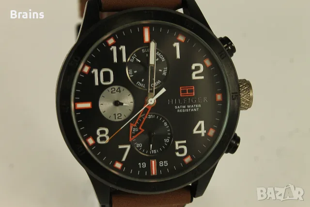 Tommy Hilfiger Multufunction Мъжки Стоманен Часовник, снимка 4 - Мъжки - 55825852