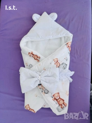 порт бебе с качулка, снимка 7 - Комплекти за бебе - 51746277