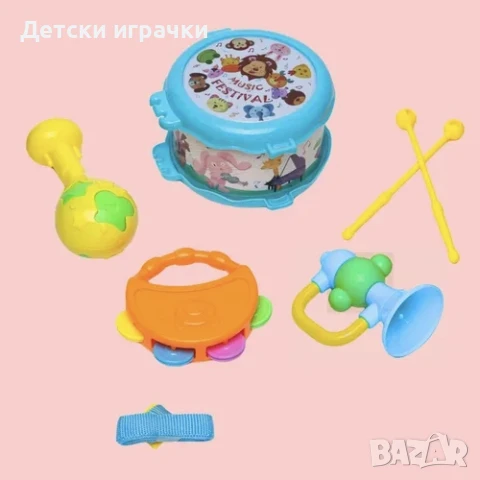 Бебешки дрънкалки музикални инструменти , снимка 5 - Дрънкалки и чесалки - 48302015