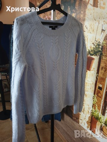 Светлосин пуловер НМ - 16,00лв., снимка 6 - Блузи с дълъг ръкав и пуловери - 32202433