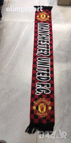 шал футболен Manchester United  нов тъкан, размер 20 х 140см