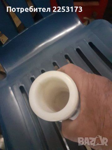 Бяло кремаво мраморна ваза, снимка 4 - Декорация за дома - 39402539