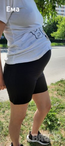 Памучни къси панталони за бременни , снимка 6 - Дрехи за бременни - 36756362