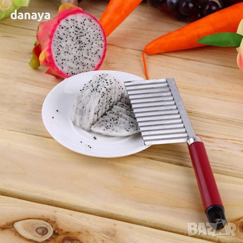 4046 Вълнообразен нож за кашкавал и зеленчуци, снимка 5 - Аксесоари за кухня - 42339106