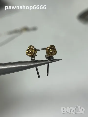 Сребърно колие и обеци „Роза“ , снимка 12 - Колиета, медальони, синджири - 49218187