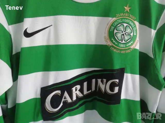 Селтик оригинална тениска фланелка юбилейна 2007/2008 Nike Celtic размер М , снимка 5 - Тениски - 49261696