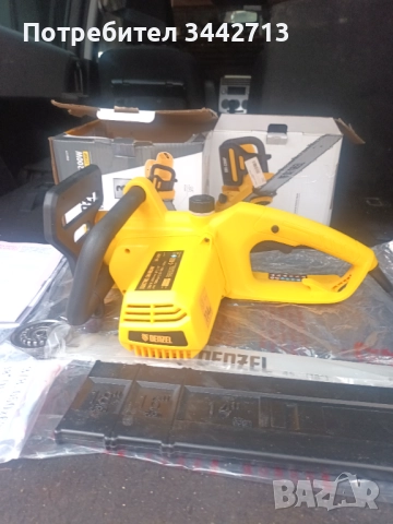 Продавам електрическа машина за дърва DENZEL, снимка 3 - Други инструменти - 51743498