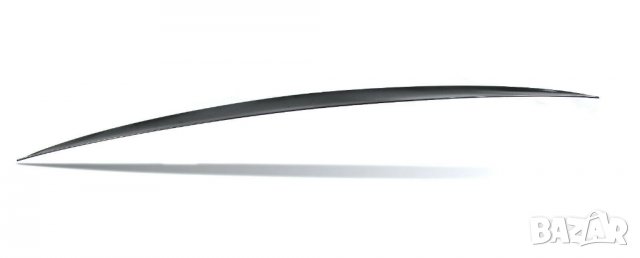 Лип спойлер заден черен пиано лак за Рено Меган 4 Renault Megane 4 (2016-2020), снимка 4 - Аксесоари и консумативи - 37445597
