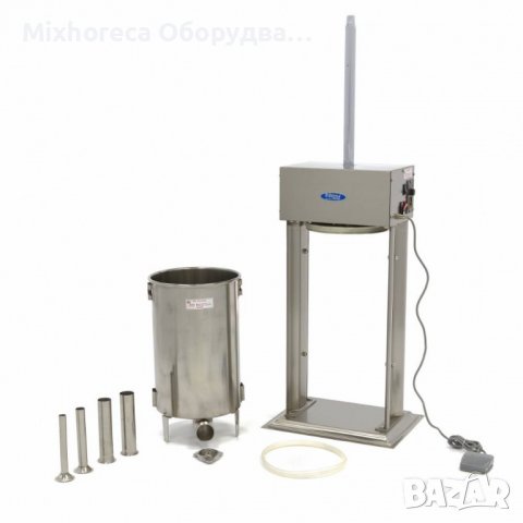 Автоматична машина за пълнене на наденици, 25л - вертикална - от неръждаема стомана, снимка 3 - Обзавеждане на кухня - 34873463