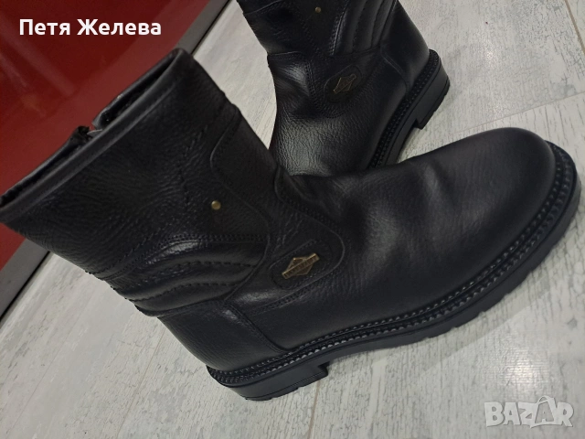 Мъжки италиански ботуши EVERY SEASON (естествена кожа)- N40, снимка 2 - Мъжки ботуши - 53154917