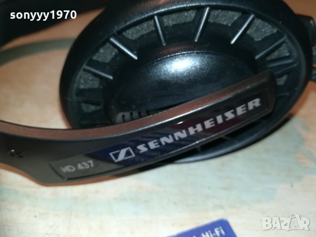 sennheiser hd 437-stereo headphones-внос switzerland, снимка 3 - Слушалки и портативни колонки - 30181589