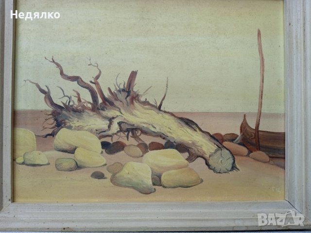 Стари картини,2бр,Георги Цигуларов,масло, снимка 11 - Други ценни предмети - 36760329