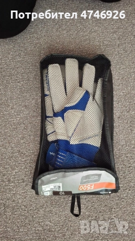 KIPSTA вратарски ръкавици F500 VIRALTO, бяло/синьо, снимка 6 - Футбол - 54134466