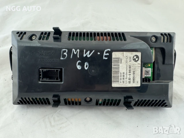 Дисплей / монитор BMW 5 Series E60 E61 - 65.82-6 945 661, Siemens A2C53082636, снимка 4 - Части - 51420097