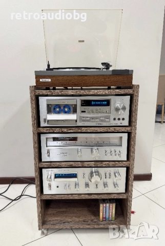 🔊ТОП ретро аудио сет PIONEER усилвател SA-7800, тунер ST-7800, дек CT-F850, грамофон PL-112D, рак🔉