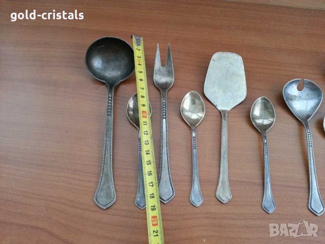 Стари руски прибори за сервиране мнц, снимка 4 - Антикварни и старинни предмети - 29224257