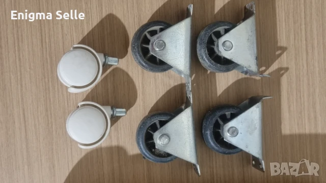 Лот от колелца и крачета за мебели , снимка 4 - Дърводелски услуги - 51380126