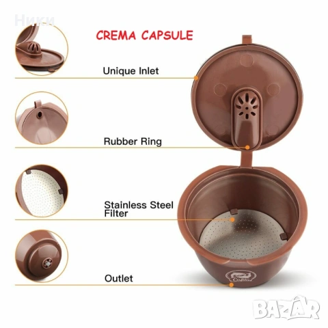 Крема капсули Dolce Gusto за многократна употреба
