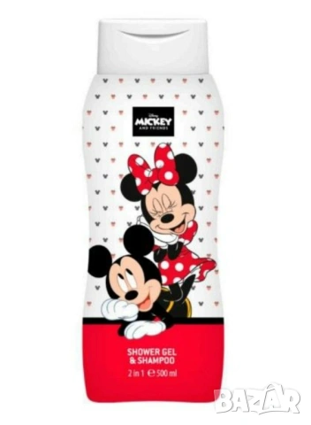 Мики и Мини 2в1 Детски Душ гел и шампоан 500 мл.