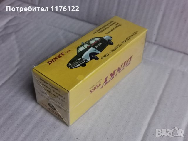 1/43 #551 Atlas Dinky Ford Taunus Polizei Police Форд Нов В Кутия, снимка 4 - Коли, камиони, мотори, писти - 35223909